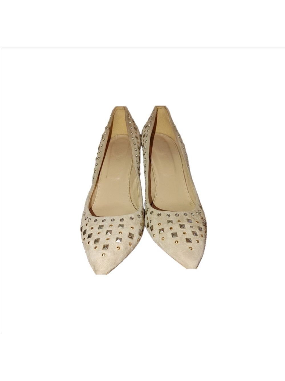 J.Crew Colette D'Orsay Jeweled Suede Heels Size 9